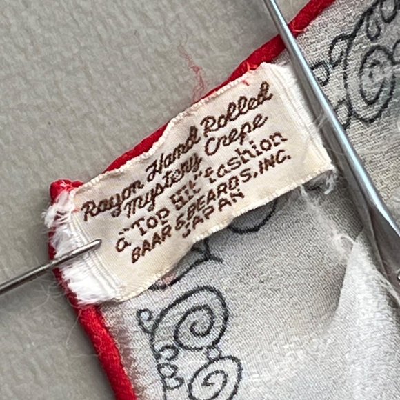 Baar & Beards Vintage Butterfly Print Scarf Lightweight Rayon Boho Neck Wrap - Picture 4 of 5